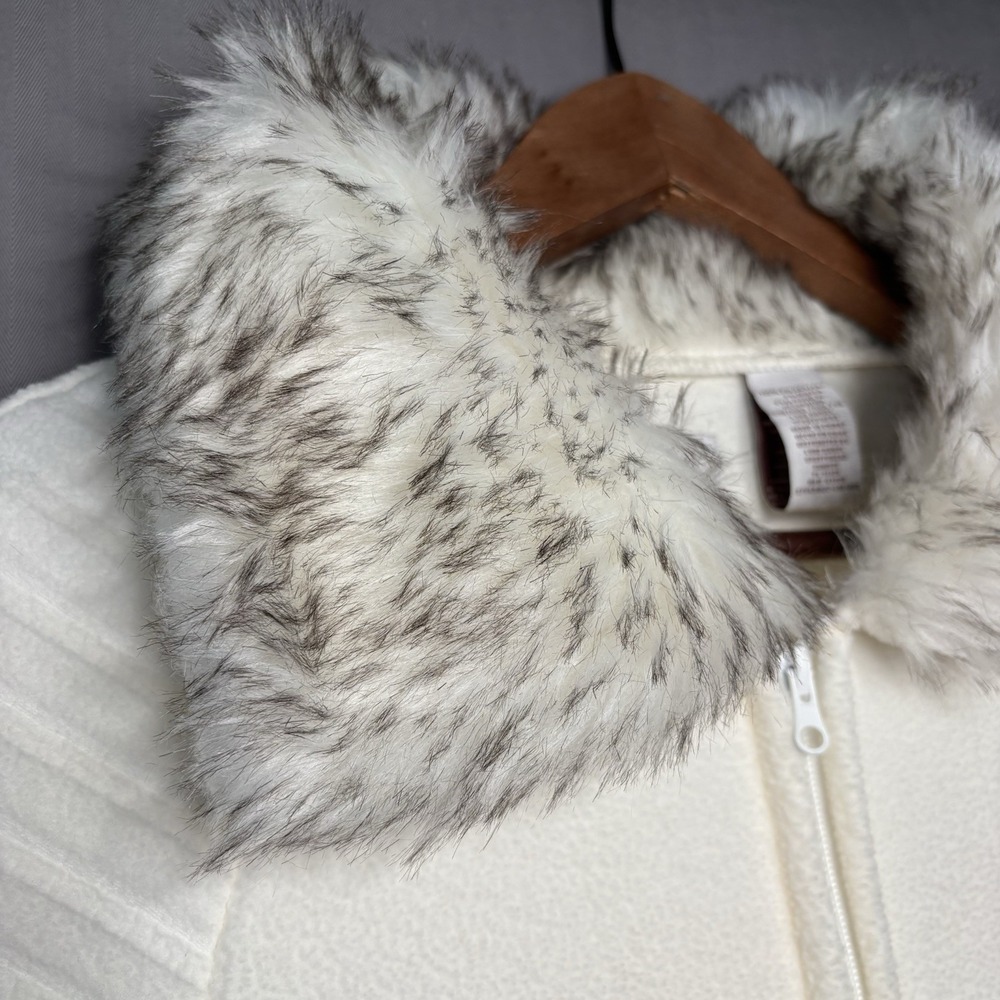 Vintage Faux Fur Capelet Womens OS Snow Bunny Aprés Ski White - Picture 5 of 7